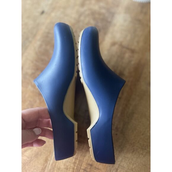 Sloggers Navy Blue Rubber Garden Clogs Women’s Size 9 Made in USA - Picture 8 of 8
